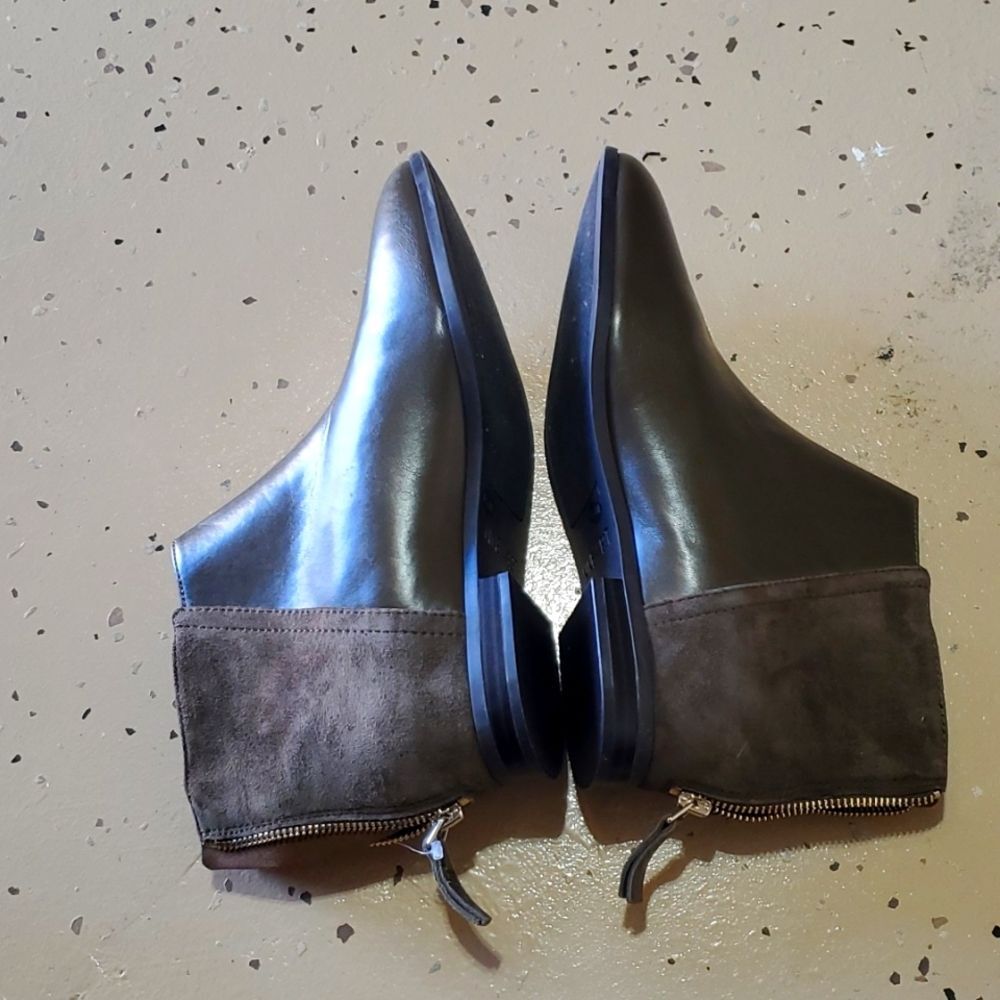 NINE WEST LEATHER HALF BOOT SIZE 9 1/2